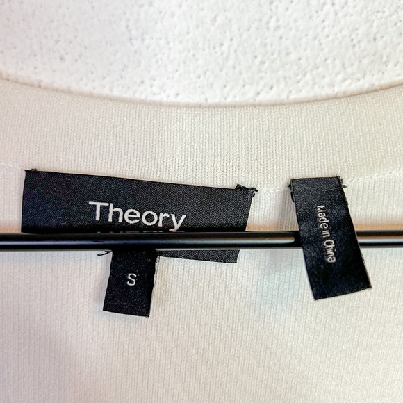 Theory Wrap Bodysuit Lustrate Jumpsuit White Small - Picture 11 of 16